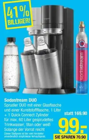 Maximarkt Sodastream DUO 60 Liter Angebot