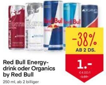 MPreis Red Bull Energy-drink oder Organics by Red Bull 250 ml Angebot