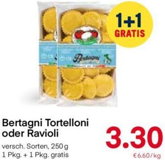 MPreis Bergtagni Tortelloni oder Ravioli 250 g Angebot