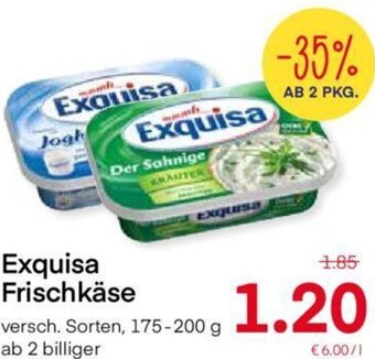 MPreis Exquisa Frischkäse 175-200 g Angebot