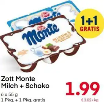 MPreis Milch+Schoko 6 x 55 g Angebot