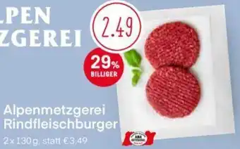 MPreis Alpenmetzgerei Rindfleischburger 2 x 130 g Angebot