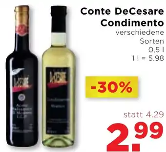 Unimarkt Conte De Cesare Condimento 0,5 l Angebot
