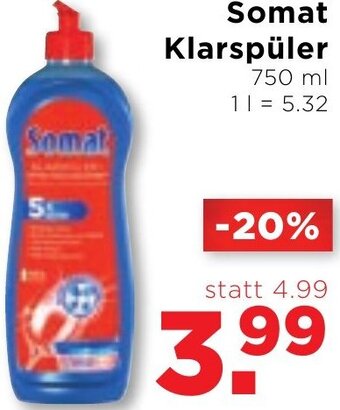 Unimarkt Somat Klarspüler 750 ml Angebot