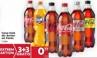 Billa Coca-Cola 1 Liter Angebot