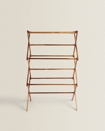 ZARA HOME Zusammenklappbarer vertikaler wäscheständer aus holz Angebot
