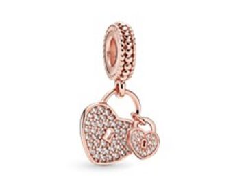 Pandora Pavé-herzschlösser charm-anhänger Angebot