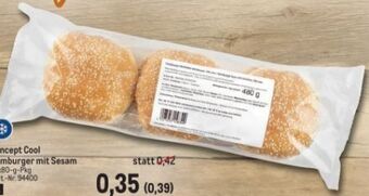 Metro Hamburger Sesam Angebot