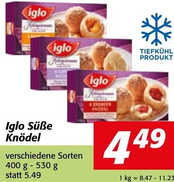 Strasser Markt Iglo Süße Knödel 400-530 g Angebot