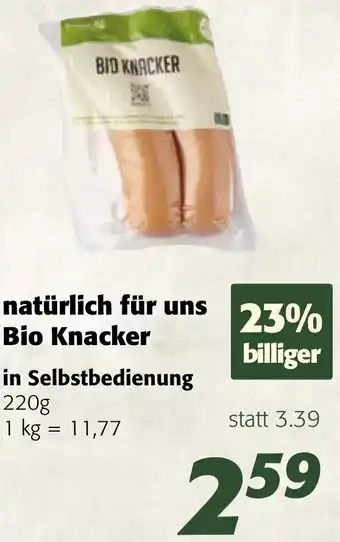 Strasser Markt Bio Knacker 220 g Angebot