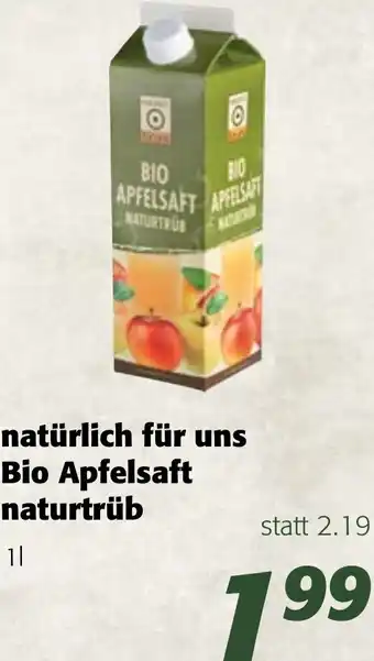 Strasser Markt Bio Apfelsaft Naturtrüb 1l Angebot