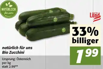 Strasser Markt Bio Zucchini per kg Angebot