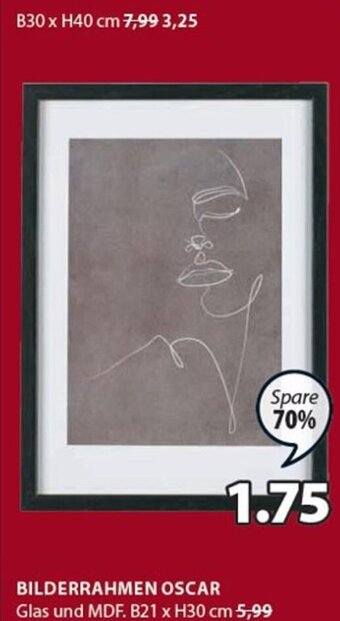 JYSK Bilderrahmen Oscar - B21 x H30 cm Angebot