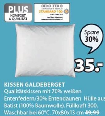 JYSK Kissen Galdeberget 70x80x13 cm Angebot