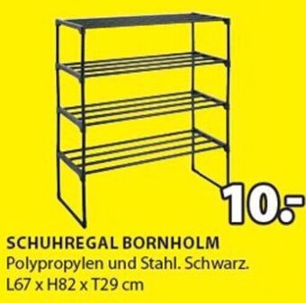 JYSK Schuhregal Bornholm L67 x H82 x T29 cm Angebot