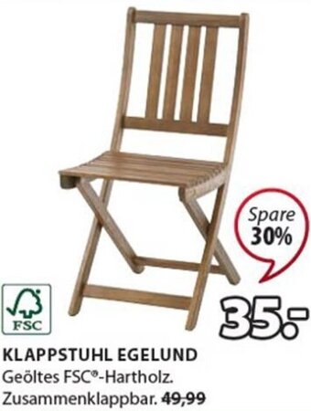 JYSK Klappstuhl Egelund Angebot