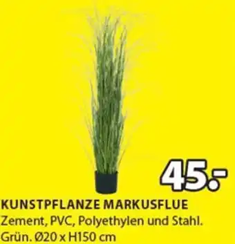 JYSK Kunstpflanze Markusflue Ø20 x H150 cm Angebot