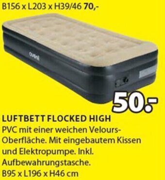 JYSK Luftbett Flocked High B95 x L196 x H46 cm Angebot