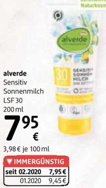 dm Sensitiv Sonnenmilch LSF 30 200 ml Angebot