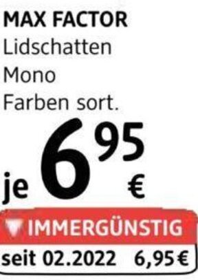 dm Lidschatten Mono Angebot