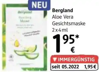 dm Aloe Vera Gesichtsmaske 2x4 ml Angebot