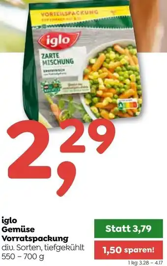 ADEG Gemüse Vorratspackung 550-700 g Angebot