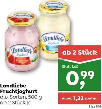 ADEG Landliebe Fruchtjoghurt 500 g Angebot