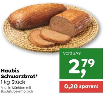 ADEG Haubis Schwarzbrot 1 kg Angebot