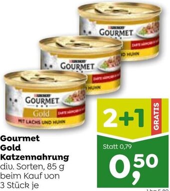 ADEG Gourmet Gold Katzennahrung 85 g Angebot