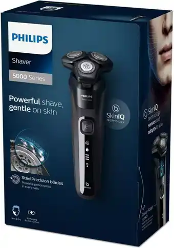 Media Markt Philips s5588/20 elektrischer nass- und trockenrasierer series 5000, schwarz Angebot