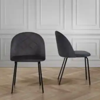 Mömax Stuhl "selina", samtbezug, schwarz, gepolstert Angebot