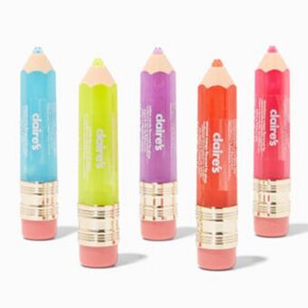Claire's Rainbow pencil lip gloss set (5 pack) Angebot
