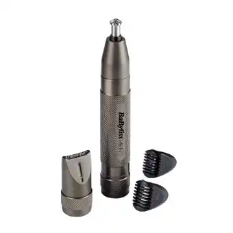 Babyliss men diamond precision nasen-, ohrenhaar & augenbrauntrimmer