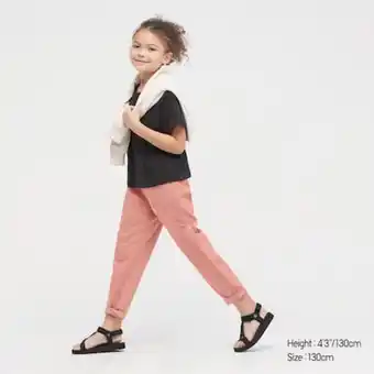 UNIQLO Girls relax tapered trousers Angebot
