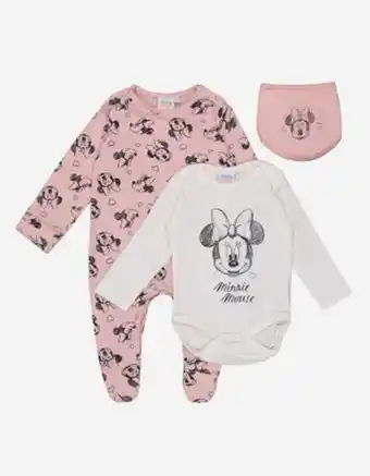 Takko Newborn strampler set aus langarmbody und lätzchen - minnie mouse Angebot