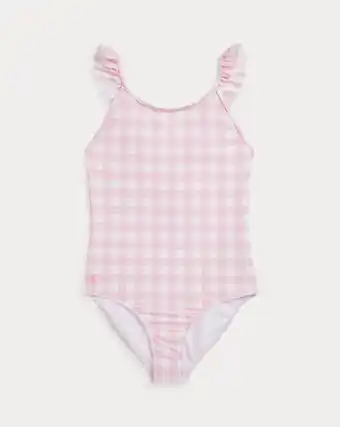Ralph Lauren Gingan-badeanzug Angebot