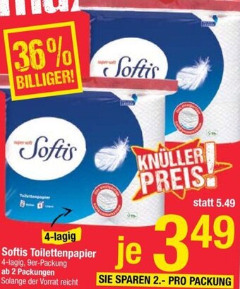 Maximarkt Softis Toilettenpapier Angebot