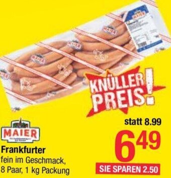 Maximarkt Frankfurter 1 kg Angebot