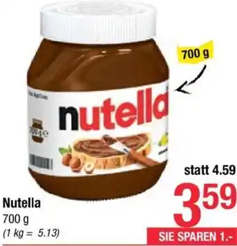 Maximarkt Nutella 700 g Angebot