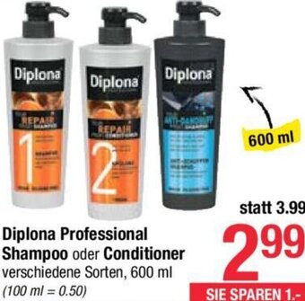 Maximarkt Diplona Professional Shampoo oder Conditioner 600 ml Angebot