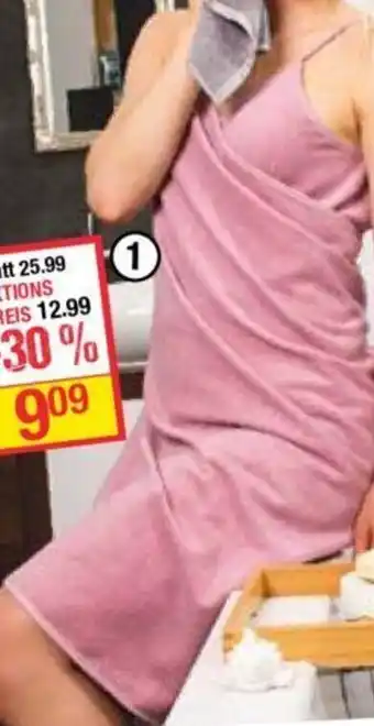 Maximarkt Rubin Handtuchkleid 80 x 180 cm Angebot