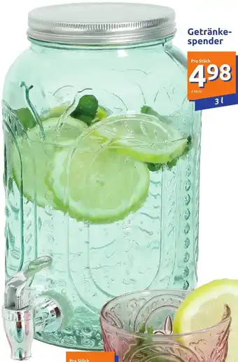 Action Getränkespender 3 L Angebot