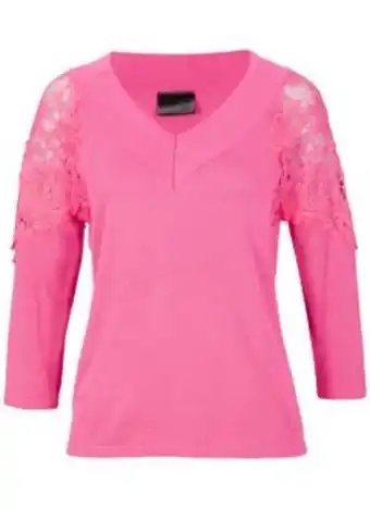 Bonprix Pullover mit spitzeneinsatz Angebot