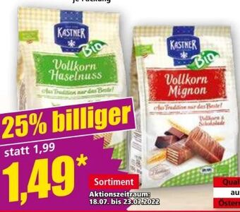 Norma Bio-Vollkorn Haselnuss Angebot