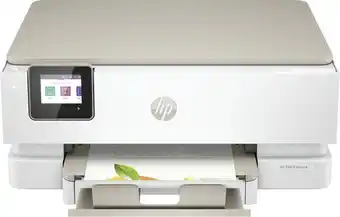 Media Markt Hp multifunktionsdrucker envy inspire 7220e, a4, duplex, tinte, weiß inkl. 6 monate instant ink mit hp+ Angebot