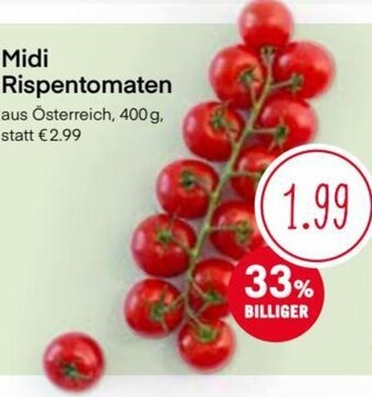 MPreis Midi Rispentomaten 400 g Angebot