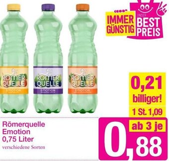 Sutterlüty Römerquelle Emotion 0,75 Liter Angebot