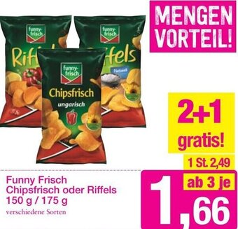 Sutterlüty Funny Frisch Chipsfrisch oder Riffels 150 g/ 175 g Angebot