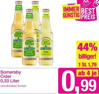Sutterlüty Somersby Cider 0,33 Liter Angebot