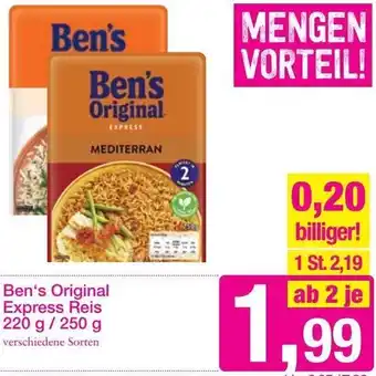 Sutterlüty Express Reis 220 g/ 250 g Angebot